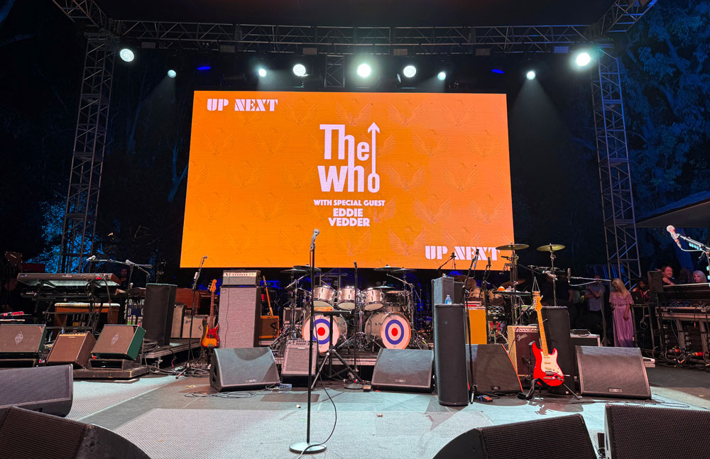 The Who at TCA Backyard Concert